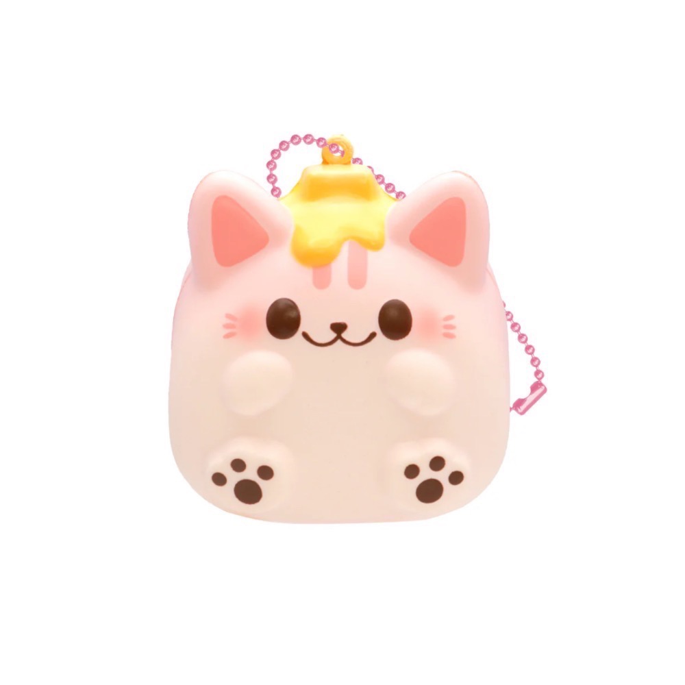 iBloom 日本 可愛 黃油貓咪 手撕四角麵包 方塊麵包 Squishy 軟軟 捏捏 慢回彈 舒壓-規格圖8