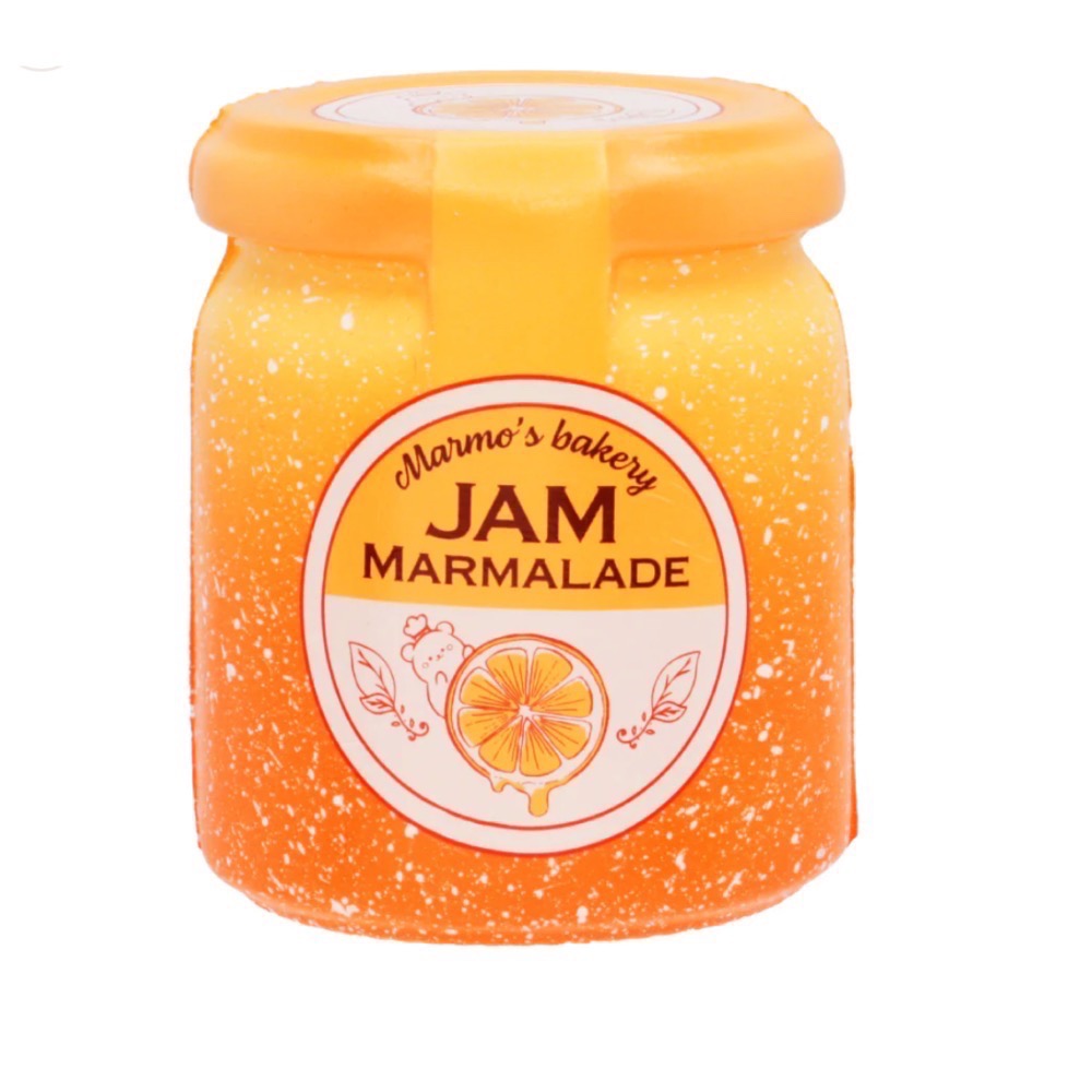 ibloom 日本 正版 可愛 仿真 果醬罐 軟綿綿 柳橙 草莓 藍莓 瓶子 盒裝 SQUISHY 軟軟 捏捏 慢回彈-細節圖2