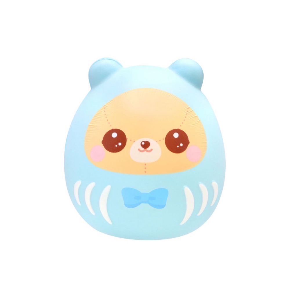 ibloom 日本 正版 可愛 小白熊 原宿熊 泰迪熊 達摩 福神 SQUISHY 軟軟 捏捏 慢回彈 交換禮物-規格圖9
