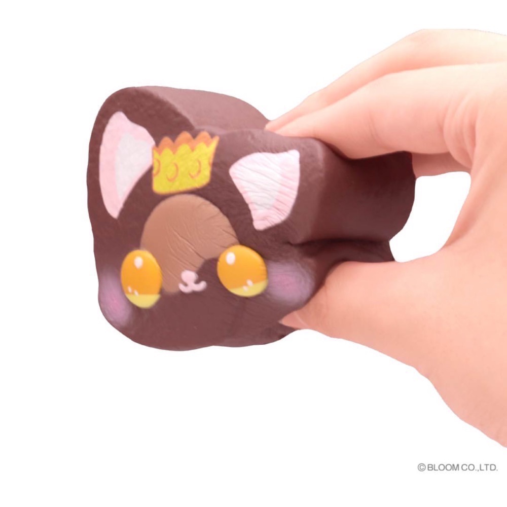 ibloom 日本 正版 可愛 喵喵捲蛋糕 （惡魔貓）迷你 盒裝 SQUISHY 軟軟 捏捏 慢回彈 交換禮物-細節圖7