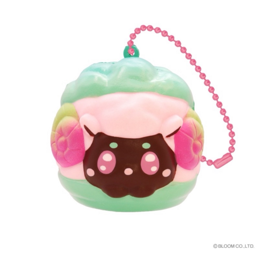 ibloom 日本 正版 可愛 奶油 泡芙 小绵羊 Sheratan 吊飾 squishy 軟軟 捏捏 慢回彈 紓壓-細節圖5