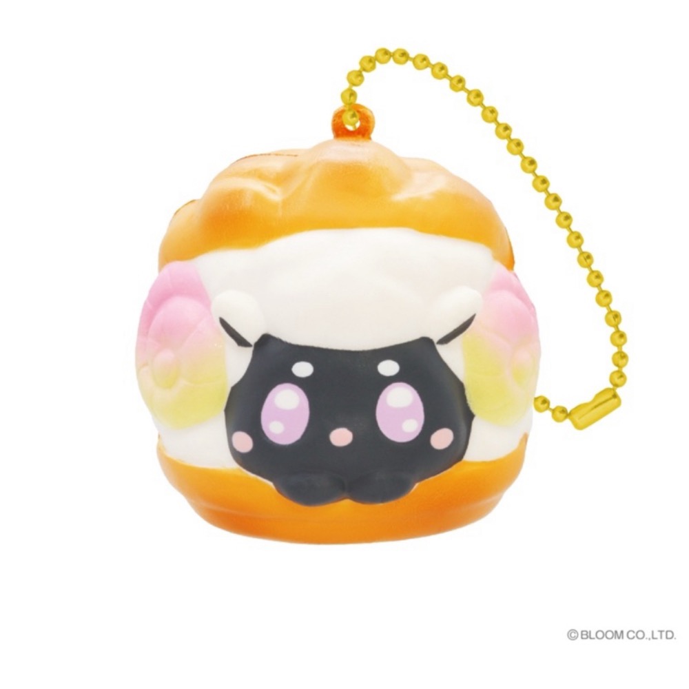 ibloom 日本 正版 可愛 奶油 泡芙 小绵羊 Sheratan 吊飾 squishy 軟軟 捏捏 慢回彈 紓壓-規格圖8