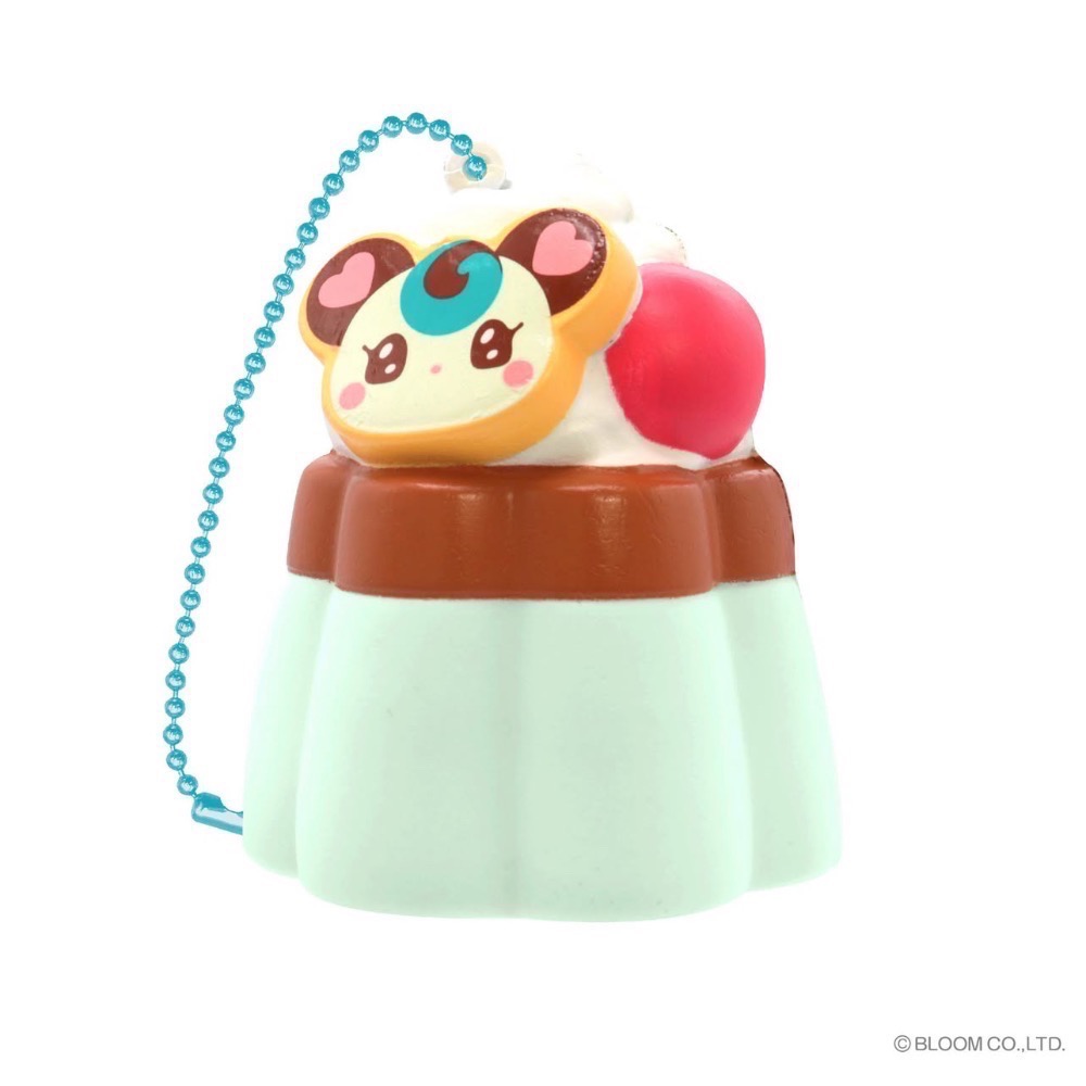 ibloom 日本 棒棒糖 月亮女孩 香草 布丁 杏仁 咖啡 薄荷 吊飾 squishy 軟軟 捏捏 慢回彈-細節圖7