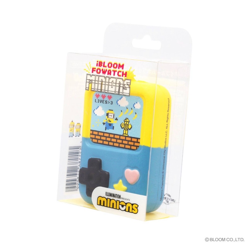 iBloom 日本限定 ❣️可愛 小小兵 minions 遊戲機 Squishy 軟軟 捏捏 慢回彈 紓壓 交換 禮物-細節圖3