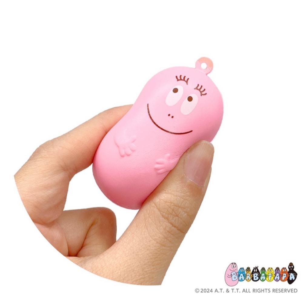 ibloom 日本正版 法國泡泡先生 Barbapapa 吊飾 驚喜 盲盒 SQUISHY 軟軟 慢回彈 捏捏 交換禮物-細節圖10