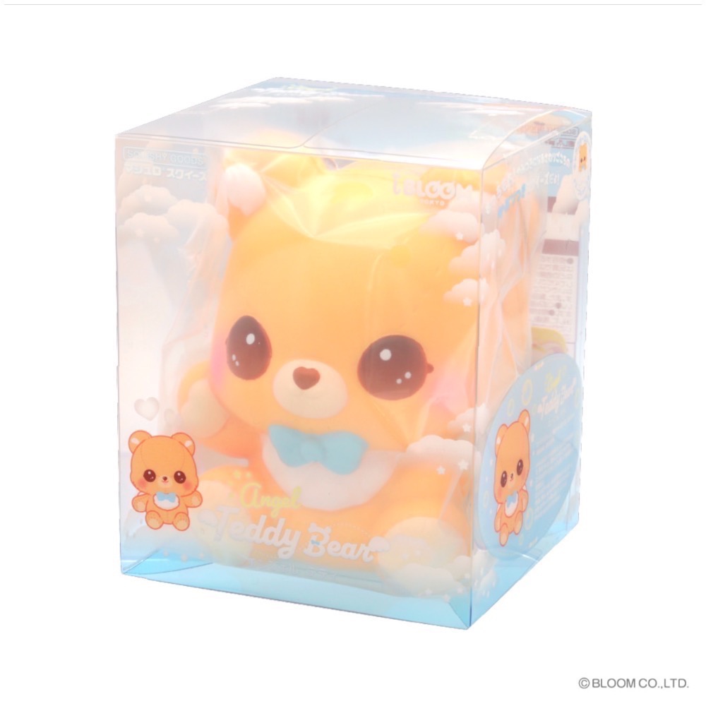 ibloom 日本 正版 可愛 天使泰迪熊 🧸 盒裝 Squishy 軟軟 捏捏 慢回彈 紓壓 新年 交換 禮物-細節圖2