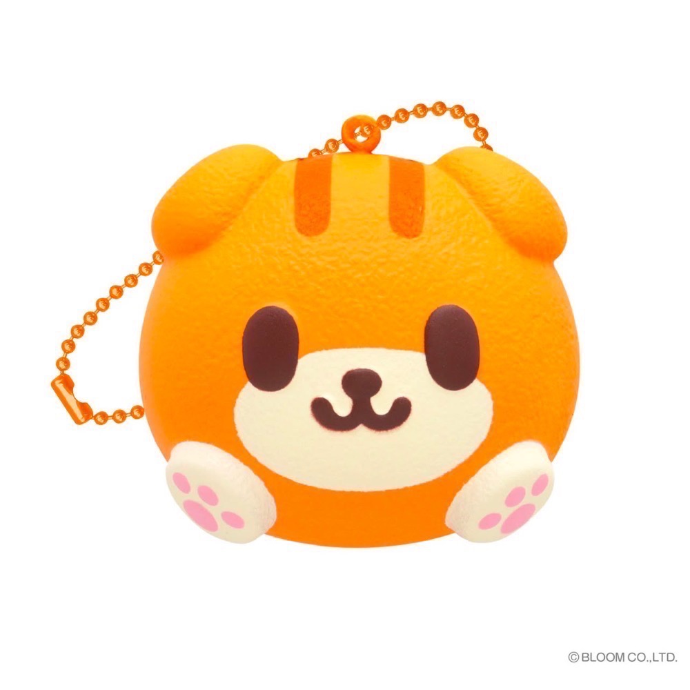 ibloom 日本 正版 可愛 三花貓 麵包 吊飾 驚喜 盲盒 squishy 軟軟 捏捏 慢回彈 新年 交換 禮物-細節圖7