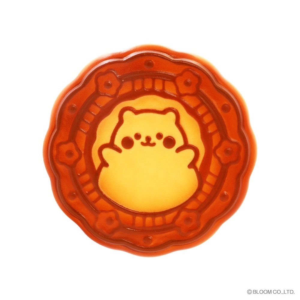 ibloom 日本 正版 可愛 小白熊 月餅 🥮 軟軟 捏捏 慢回彈 紓壓 療癒 交換禮物-細節圖2