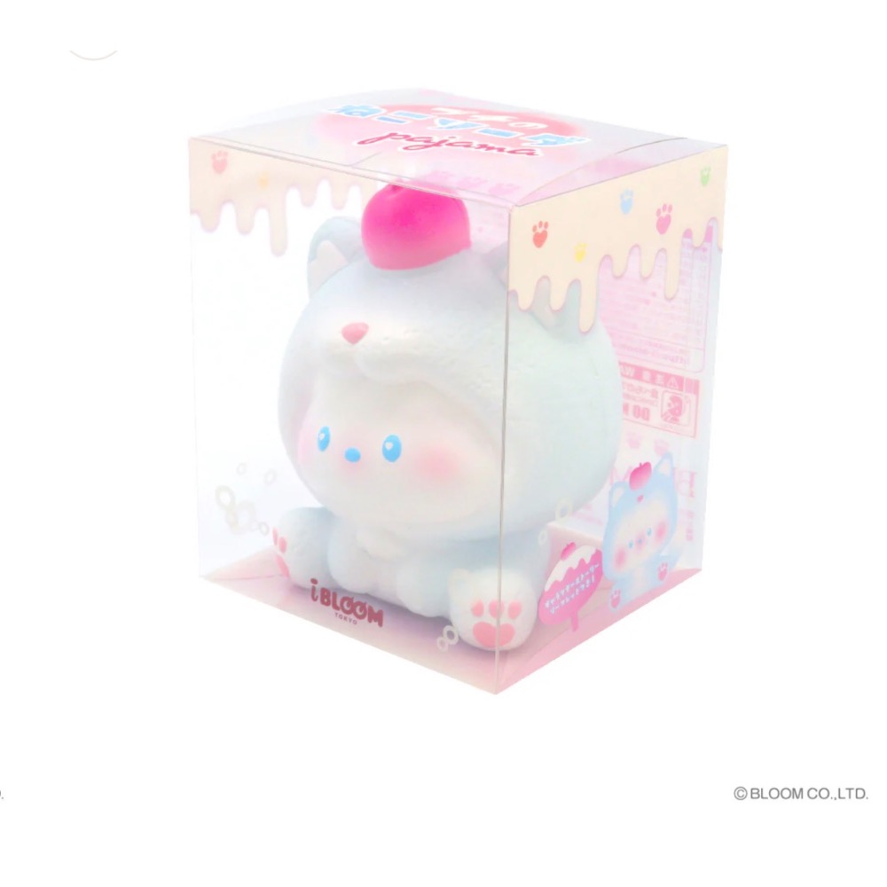 ibloom 日本 正版 可愛角色Puchi 的貓咪睡衣 Squishy 軟軟 捏捏 慢回彈 紓壓 療癒 交換禮物-細節圖9