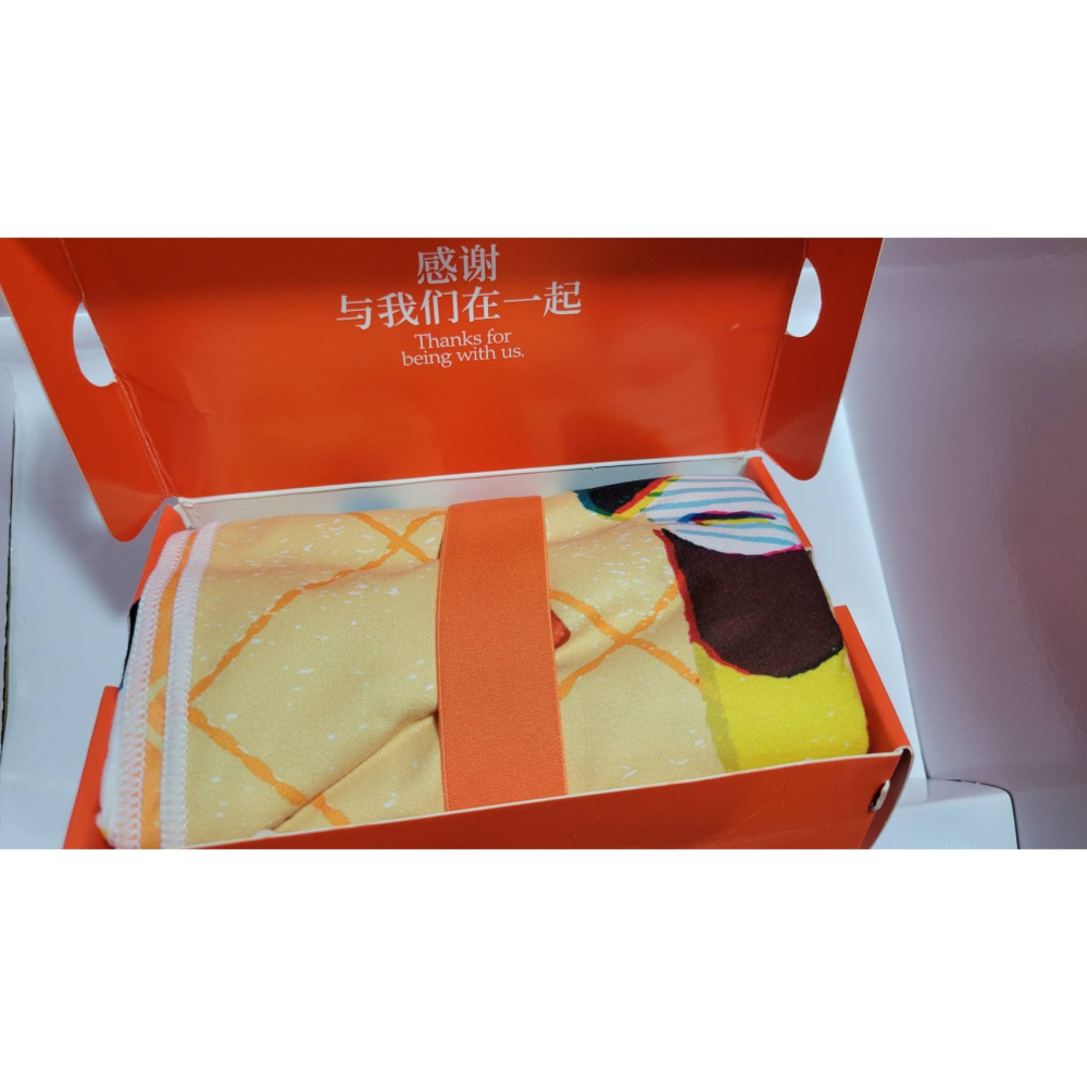 【全新】NIKE 官網會員 生日限定 雙面印花運動浴巾-細節圖2