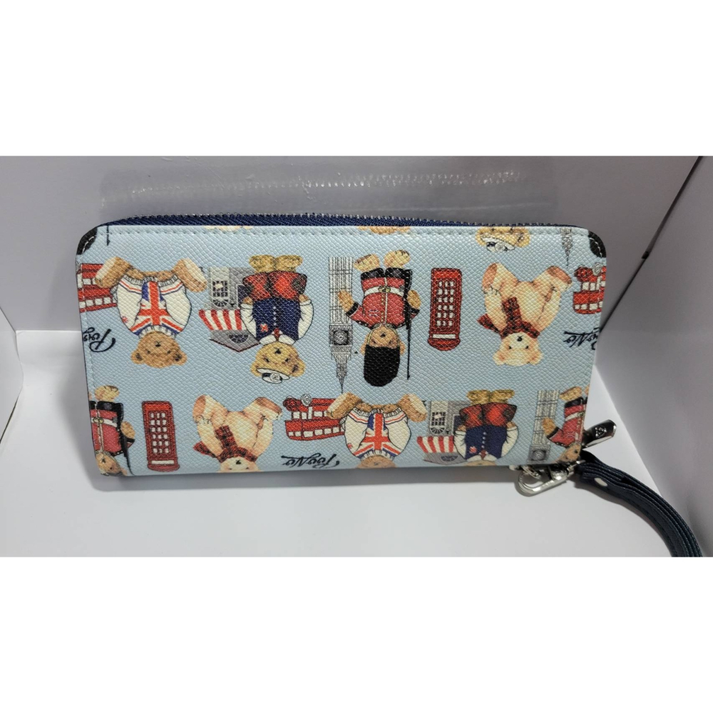 英倫風 韓版個性拉鏈大容量 學生 女士 錢包 長夾(僅此一個)-細節圖4