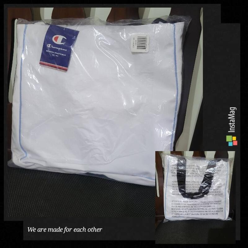 【全新】Champion 可擴展側拉鍊托特包 單肩包 • 白色(僅此一個)-細節圖3