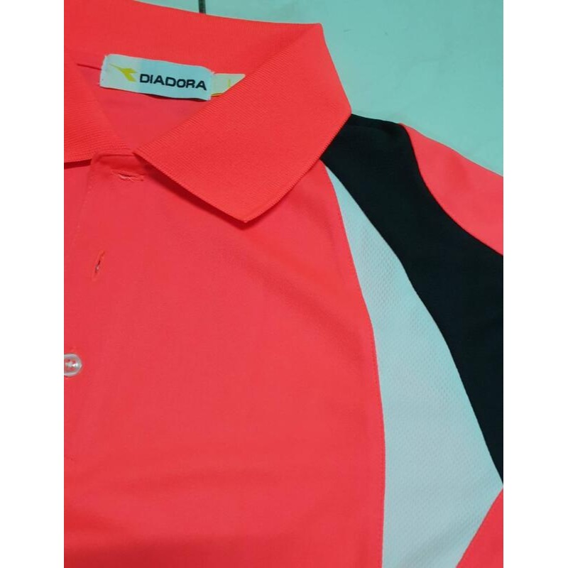 【3折】DIADORA 排汗短POLO衫(短袖立領polo衫.休閒衫.排汗衣.短衫.休閒裝.運動服) L 最後1件-細節圖3