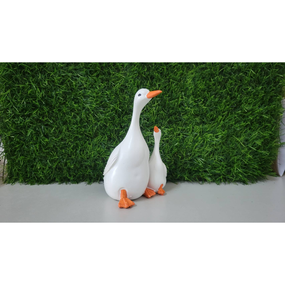 居家擺飾 田園鵝(母子鵝)高15CM －－－-※庭院、盆栽佈置美化就靠它~-細節圖3