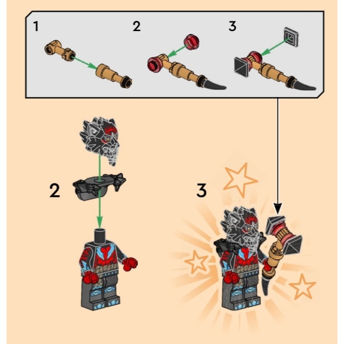 LEGO 71822 人偶 Lord Ras 含配件-細節圖2