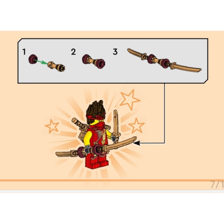 LEGO 71822 人偶 Kai 含配件-細節圖2