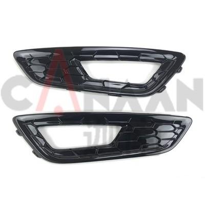 現貨不用等 一對價 Ford Focus mk3.5 霧燈罩 鍍鉻亮框款 黑色亮面烤漆款 一般塑料黑色款 霧燈框-細節圖2
