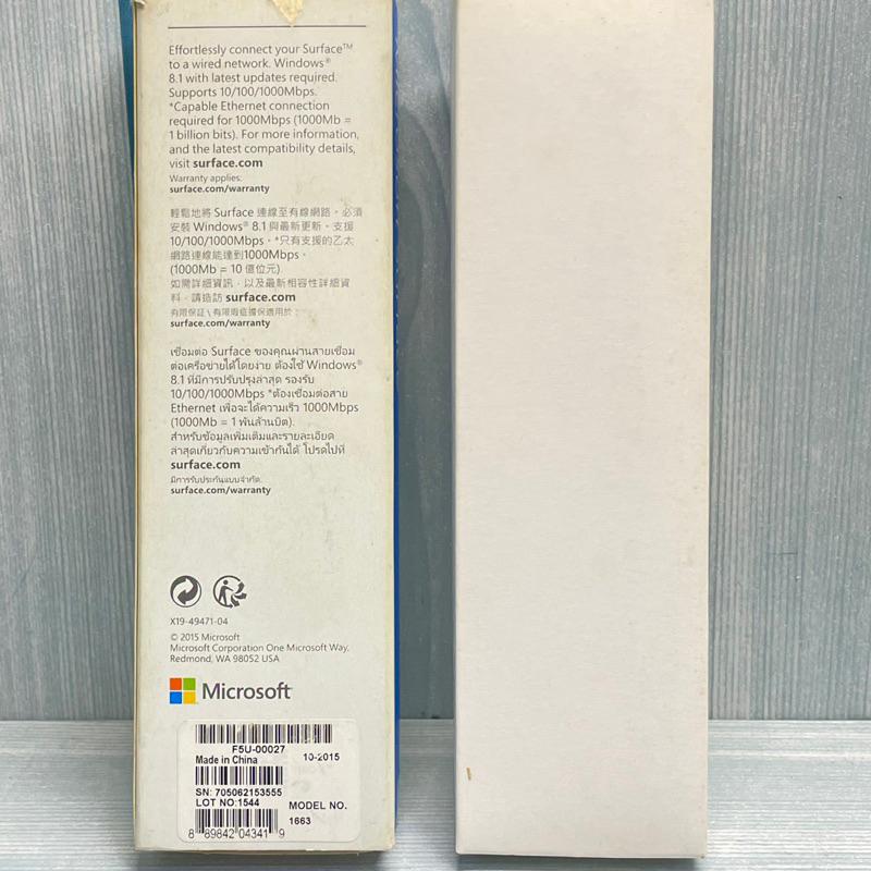 庫存新品 微軟 USB 3.0 Gigabit Ethernet Adapter 有線網路卡 Microsoft-細節圖5