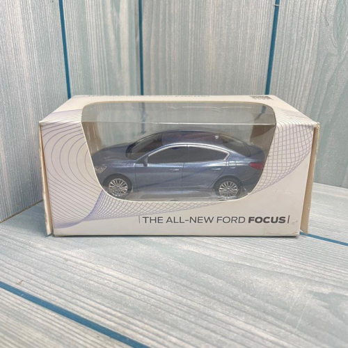 庫存新品 1/43 2019 台灣福特原廠 Ford New focus mk4 模型車 迴力車 玩具車 塑膠製 四門款