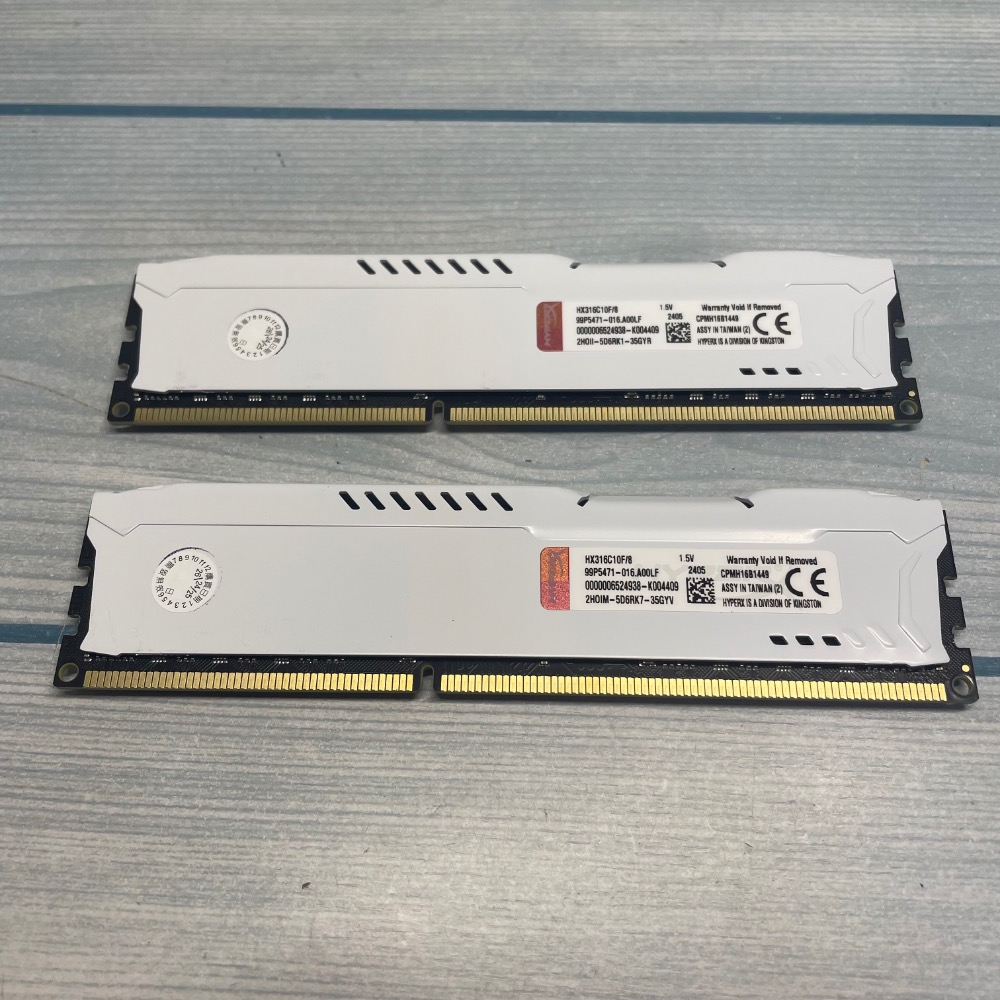 二手良品 非常新 金士頓 HyperX FURY DDR3 1866 8G 1.5V Kingston 8Gx2=16G-細節圖2