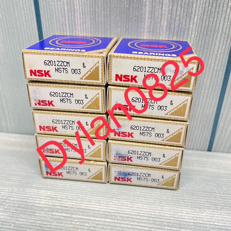 全新 實拍 現貨 日本 NSK 6201ZZ 雙面鐵蓋 軸承 JAPAN-細節圖2