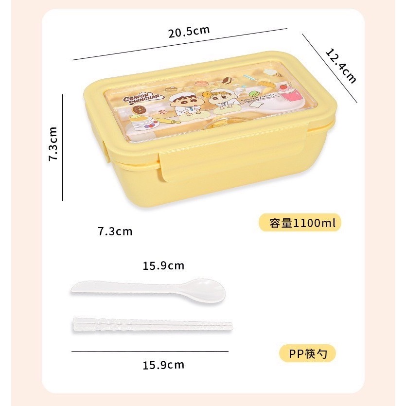 蠟筆小新密封午餐盒-細節圖11