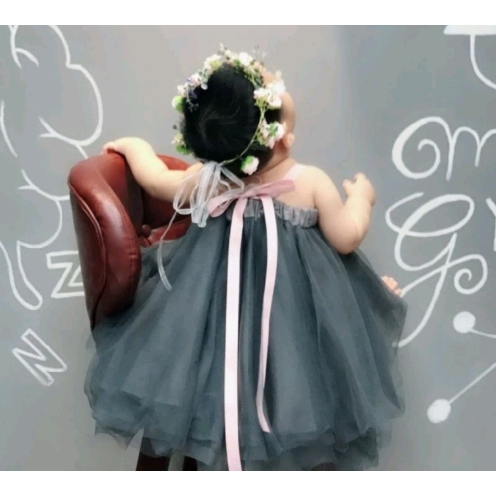 《預購》高端定制marl同款ins爆款寶寶兩穿式紗裙抹胸tutu裙-規格圖9