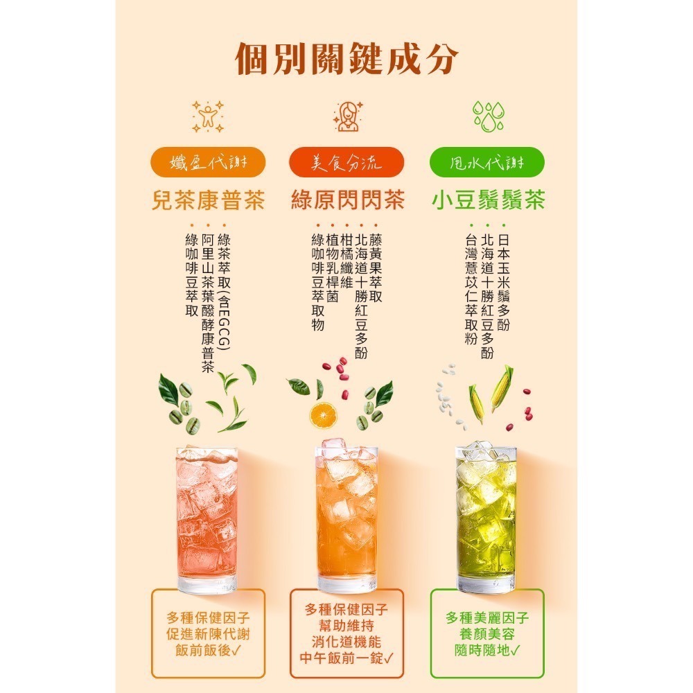 ❤️新品 閃閃茶 鬚鬚茶⭐買3送獨家新品果乾 米鴻  MIHONG® 魔度飲(20杯/支)-細節圖3