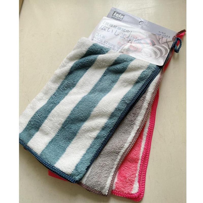 【安適嚴選】－寬條紋 擦拭布 3入-細節圖3