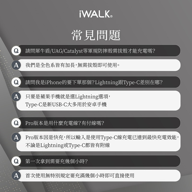 iWALK PRO 快充直插式行動電源 接頭加長【現貨附發票】口袋行動電源 mini行動電源 行動電源 適用蘋果-細節圖9