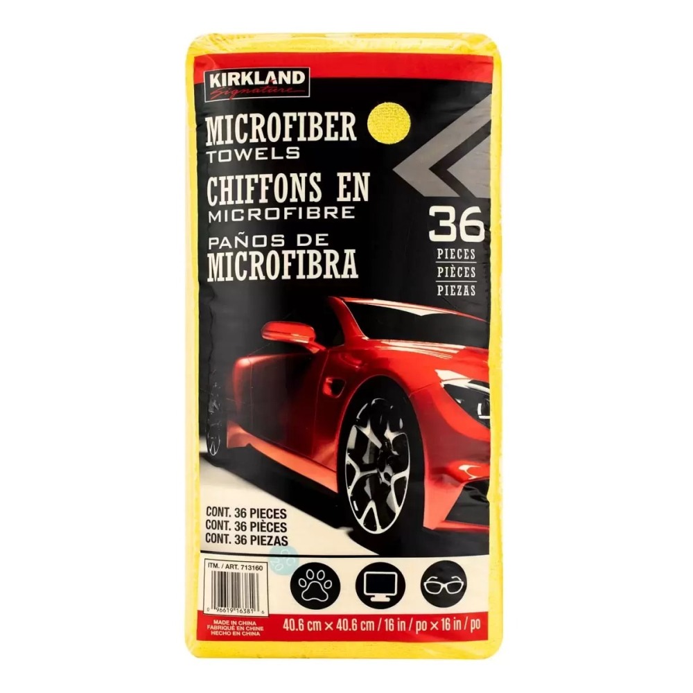 ☆【かふえ咖徽】☆~ COSTCO 好市多代購~ Kirkland Signature 科克蘭 超細纖維擦拭布36入-細節圖6