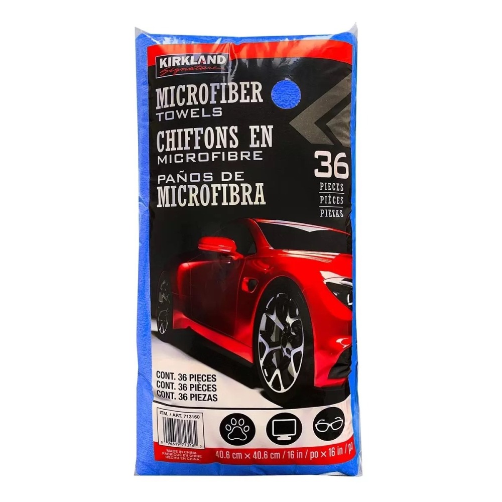 ☆【かふえ咖徽】☆~ COSTCO 好市多代購~ Kirkland Signature 科克蘭 超細纖維擦拭布36入-細節圖8
