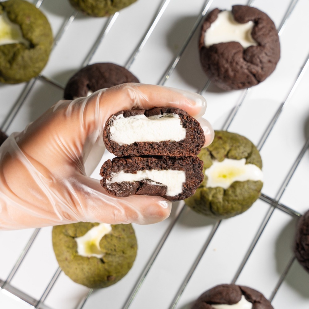 🍫特濃巧克力棉花糖 軟餅乾 最不甜! 🐈BB貓甜點 健康 低糖 52g-細節圖2