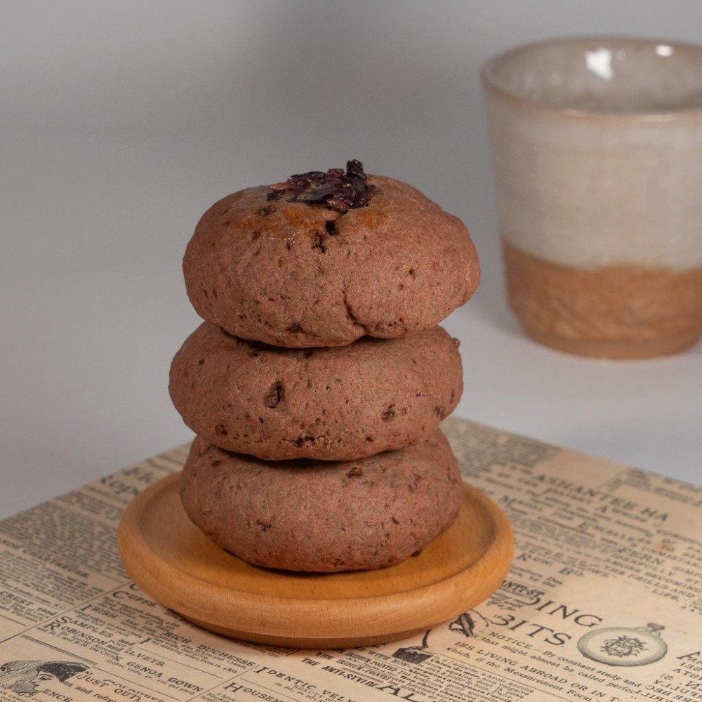 🌹玫瑰蜂蜜麻糬 軟餅乾 最不甜! 🐈BB貓甜點 低糖 減糖 55g Rose Honey Mochi-細節圖5