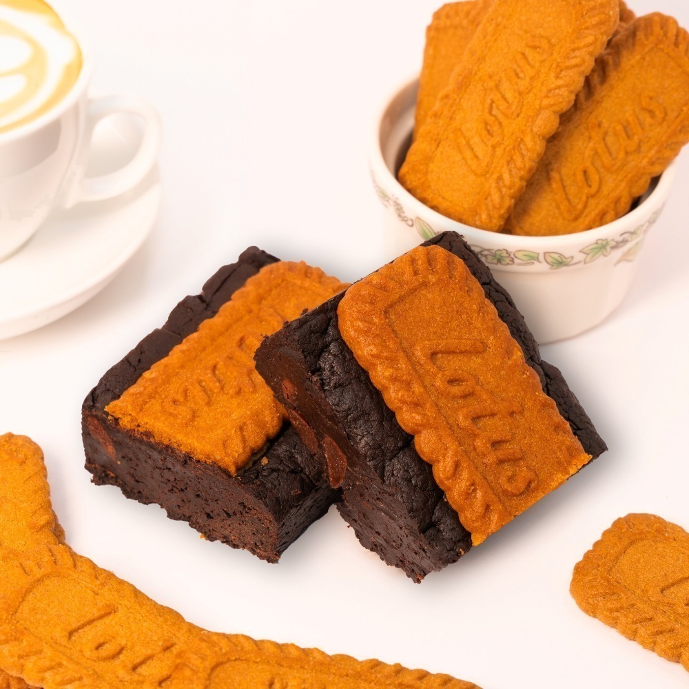 🥠焦糖餅乾 布朗尼  最不甜!  🐈BB貓甜點 減糖 健康 低糖 苦甜 60g Biscuit Brownie-規格圖8