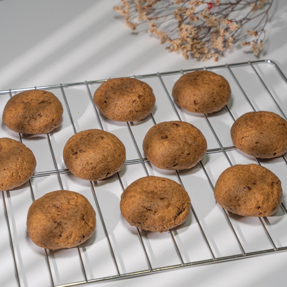 🫖鐵觀音黑糖麻糬 軟餅乾 最不甜! 🐈BB貓甜點 減糖 低糖 55g Oolong Mochi Cookie-細節圖2