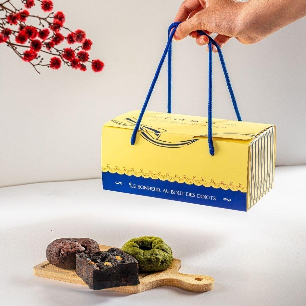 🫖鐵觀音黑糖麻糬 軟餅乾 最不甜! 🐈BB貓甜點 減糖 低糖 55g Oolong Mochi Cookie-細節圖5