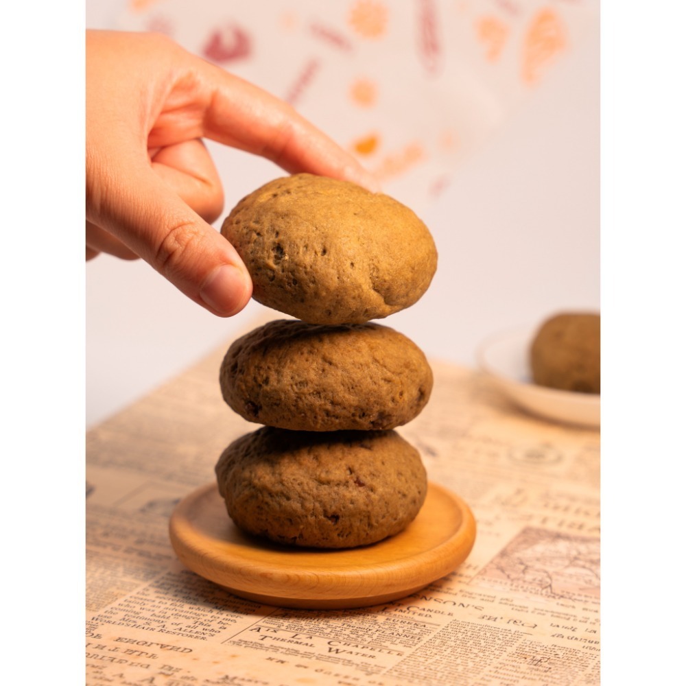 🫖鐵觀音黑糖麻糬 軟餅乾 最不甜! 🐈BB貓甜點 減糖 低糖 55g Oolong Mochi Cookie-規格圖8