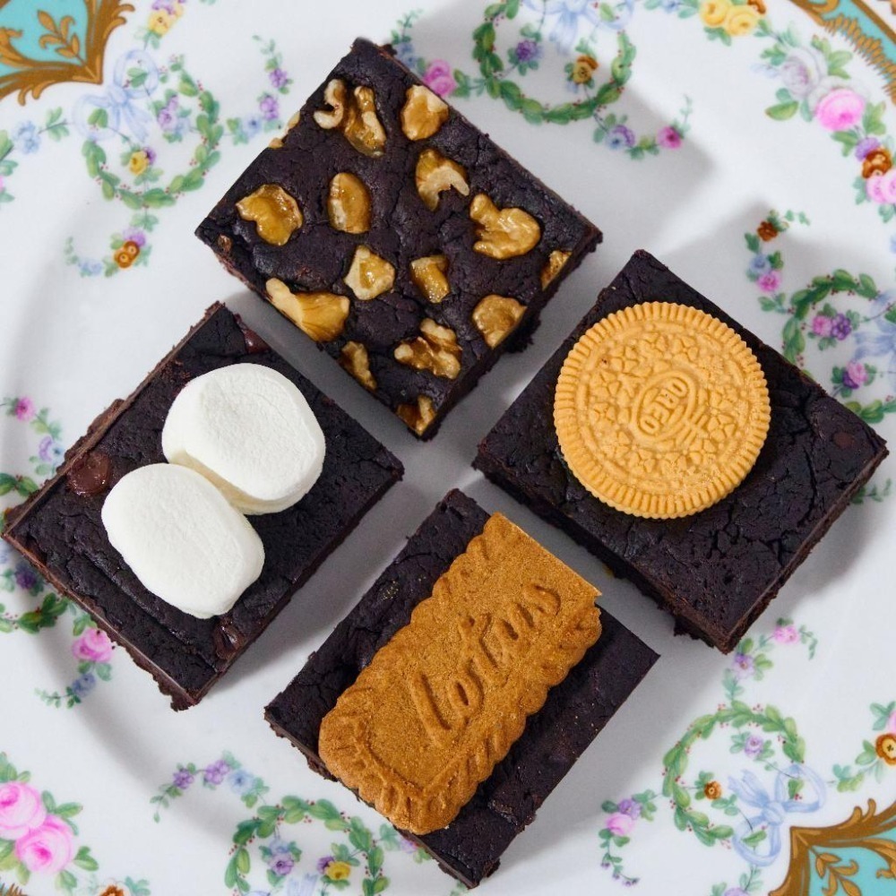 💮棉花糖 布朗尼 最不甜! 🐈BB貓甜點 健康 減糖 苦甜 58g Marshmallow Brownie-細節圖2