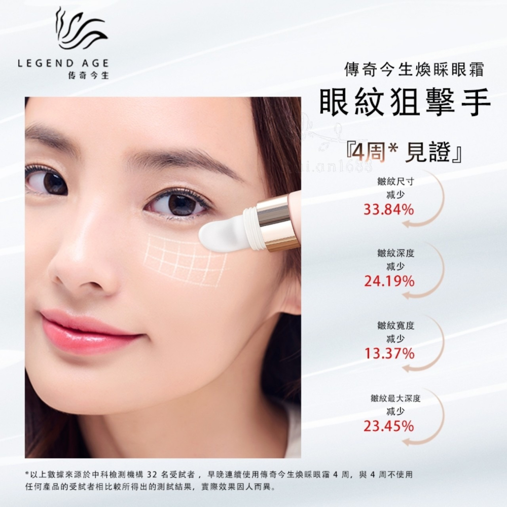 💄官方正品💄現貨24h出貨 傳奇今生煥睬眼霜 緊緻眼周 淡化眼部細紋 減少黑眼圈 告別疲憊雙眼 重現年輕眼眸-細節圖11