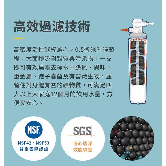 3M S004極淨便捷廚下型可生飲淨水器+前置PP過濾系統超值組(S004+PP+鵝頸頭+原廠安裝)-細節圖3