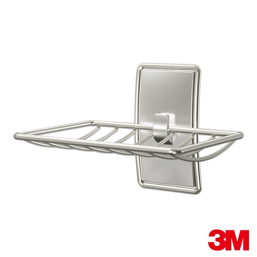 3M BATH32 無痕金屬防水收納系列-肥皂架(美國設計款)-細節圖2