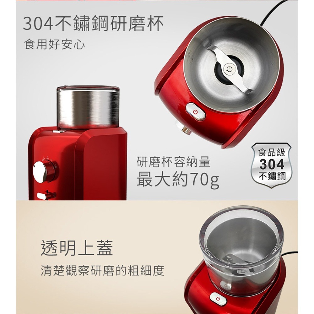 SAMPO聲寶 可調式自動咖啡研磨機 HM-PC20B-細節圖4