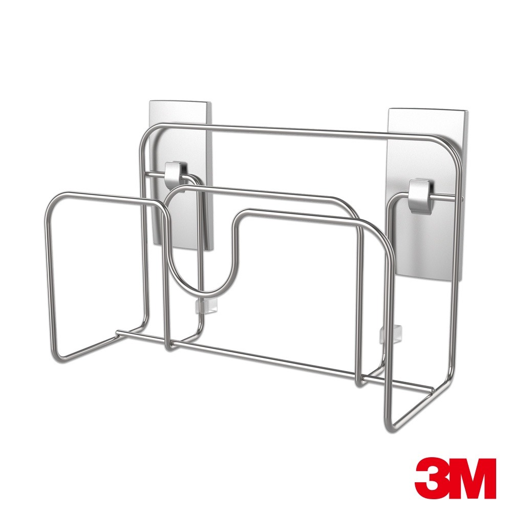 3M KITCH42 無痕金屬防水收納系列-鍋蓋砧板架(美國設計款)-細節圖2
