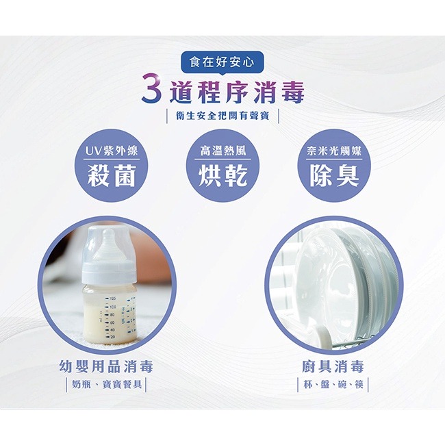 SAMPO聲寶 88公升四層紫外線烘碗機 KB-GL88U-細節圖6