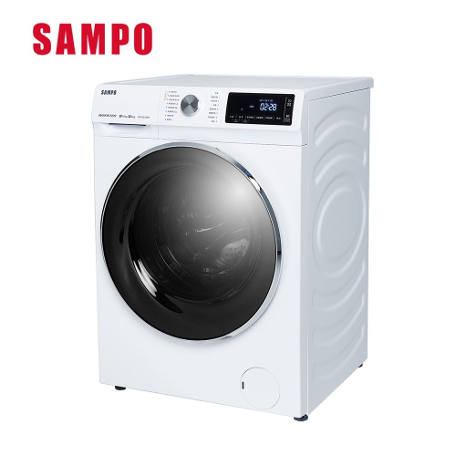 SAMPO聲寶 洗脫烘蒸四合一滾筒變頻洗衣機(洗10KG/烘6KG) ES-ND10DH 含基本安裝 運送 回收舊機