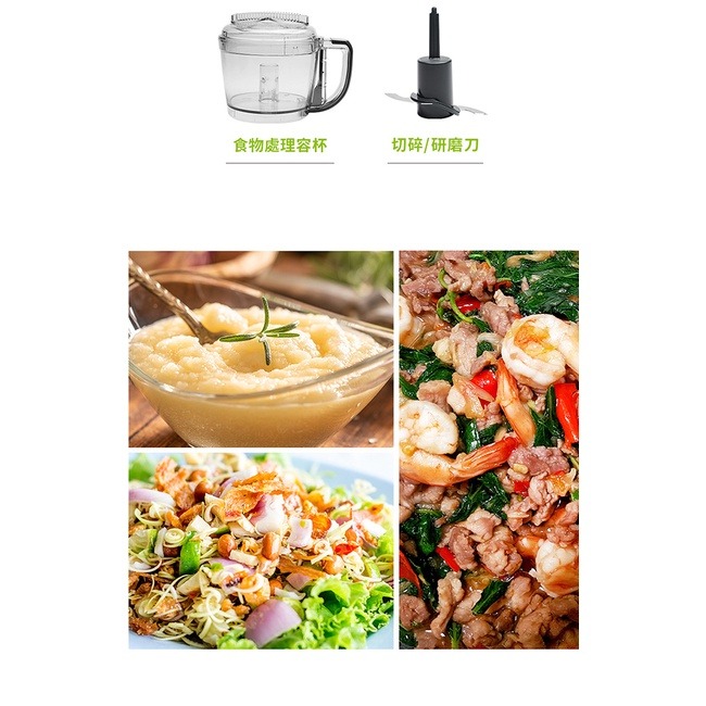 美國Cuisinart 玩味輕鬆打 4杯迷你食物處理機/調理機 ECH-4GMTW-細節圖5