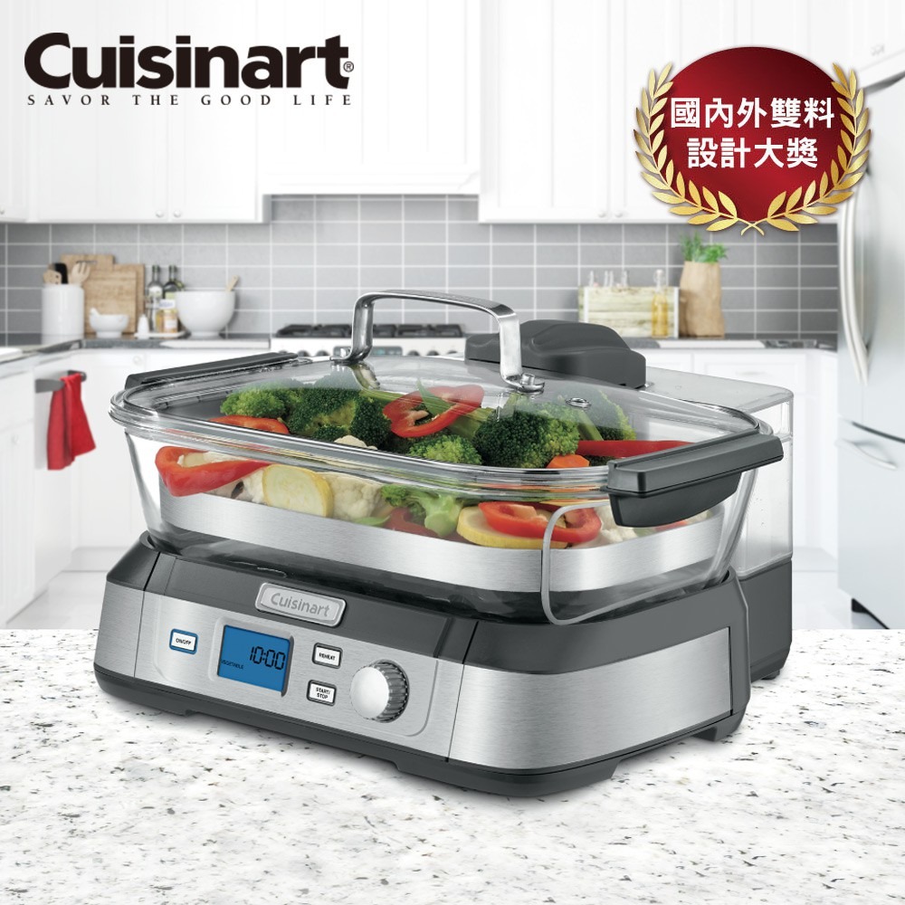 美國Cuisinart 美味蒸鮮鍋 STM-1000TW-細節圖2