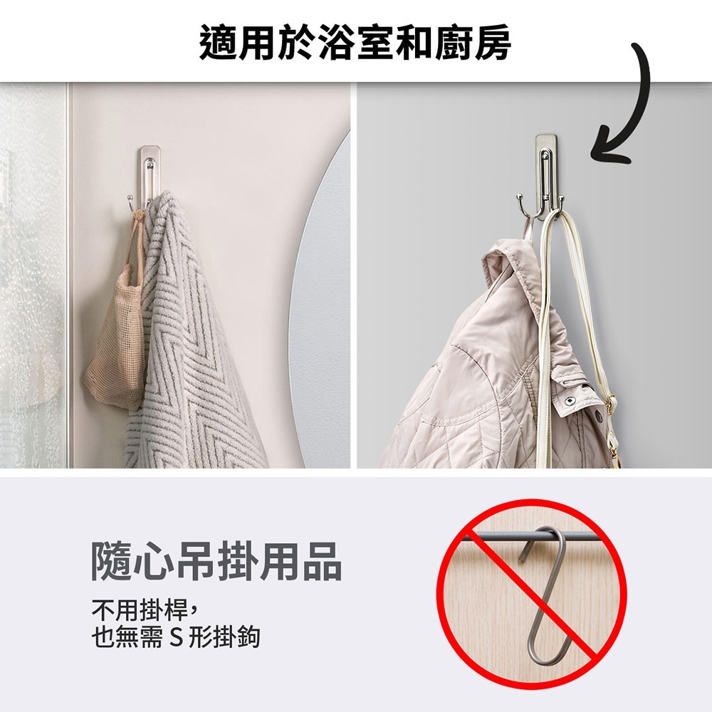 3M 無痕 金屬防水-大型掛鉤-細節圖5