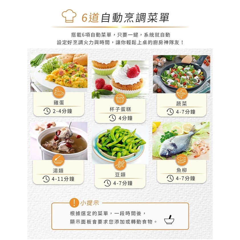 Whirlpool惠而浦 20L微電腦微波爐(可做優格/麵糰發酵) WMWE200B-細節圖6